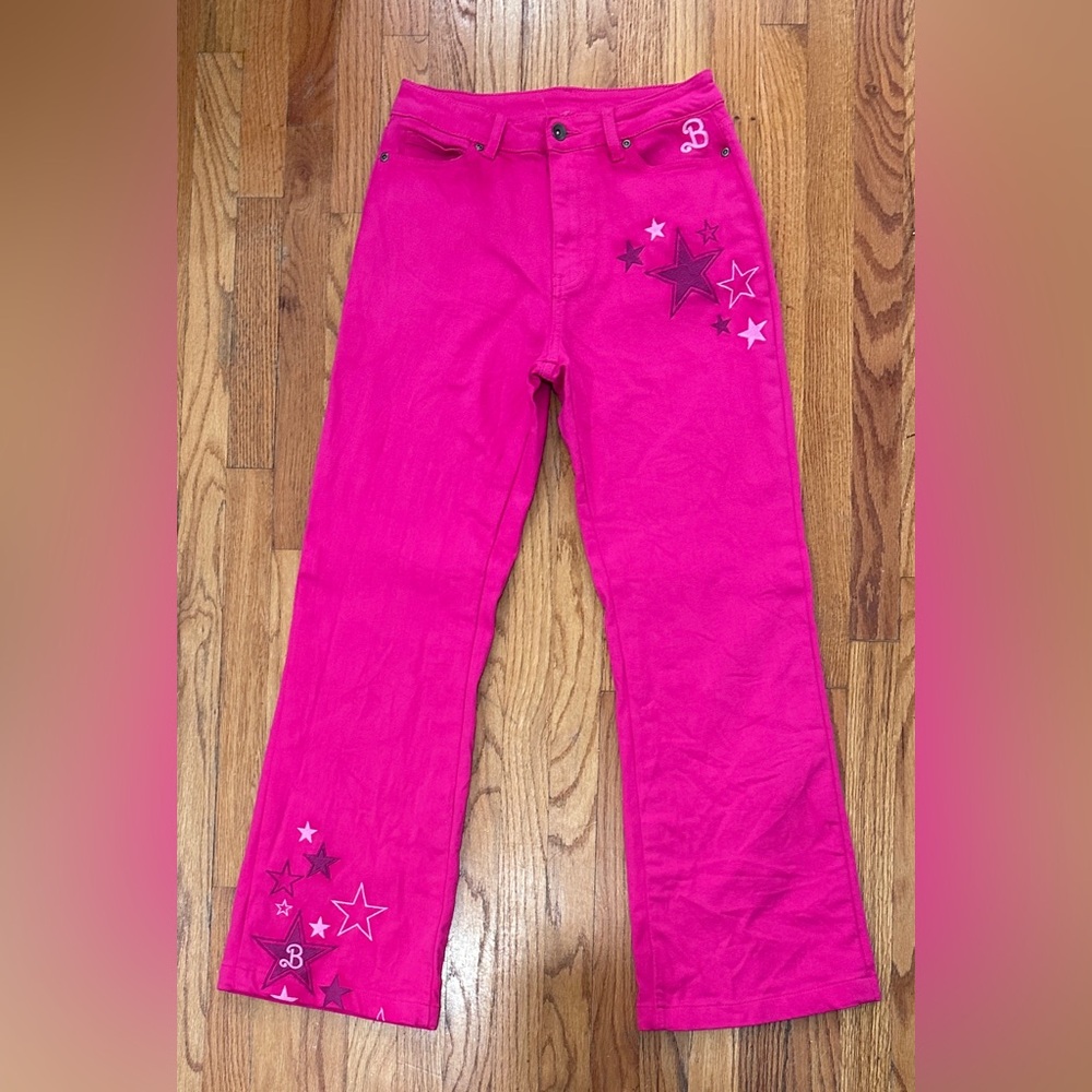 Barbie Jeans Halloween Pink Starry Kids Bottoms 26
